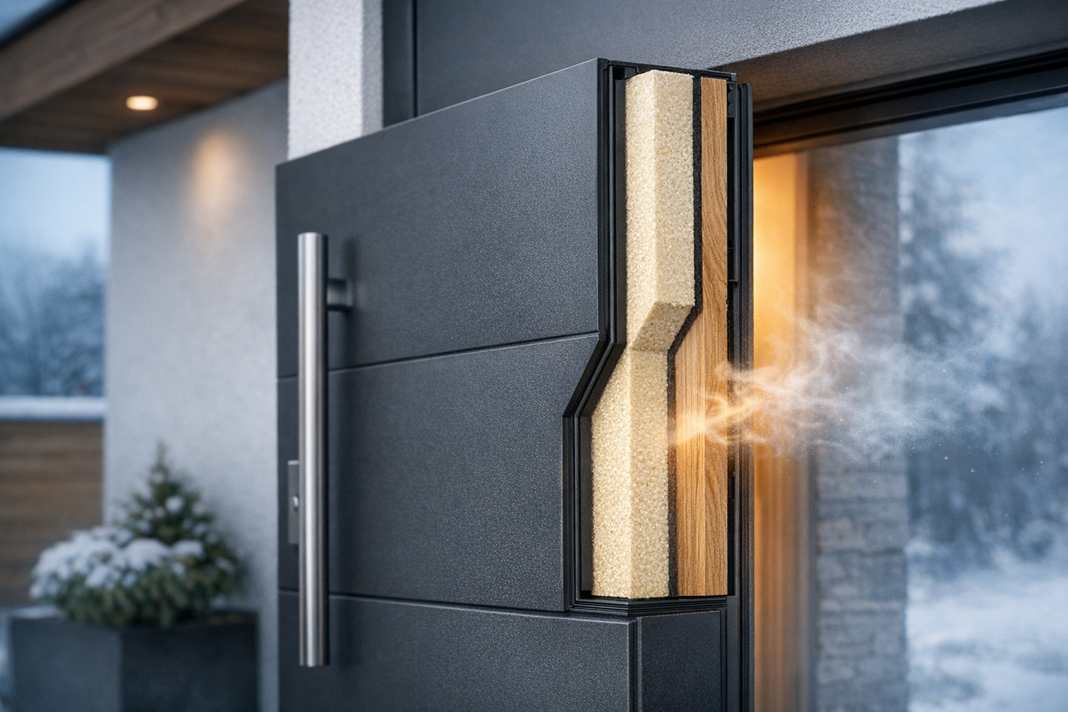 Izolacja cieplna drzwi zewnętrznych