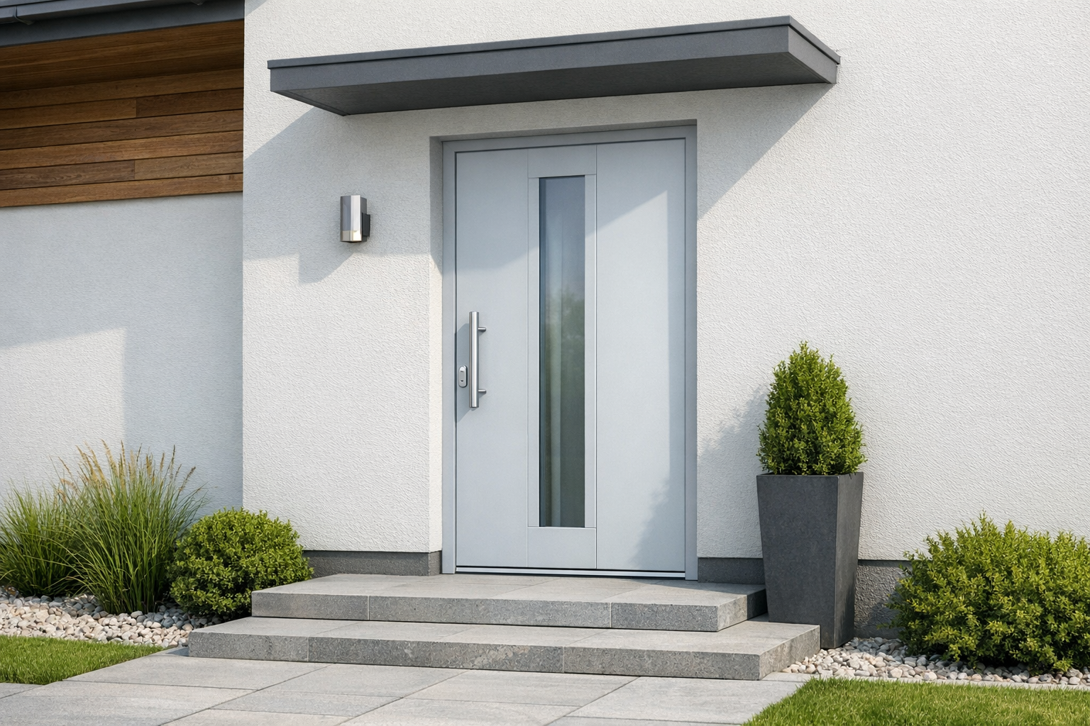 Drzwi zewnętrzne PVC