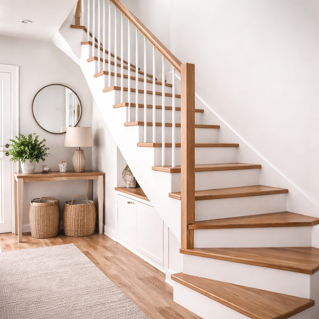 Schody zabiegowe - oszczędność miejsca