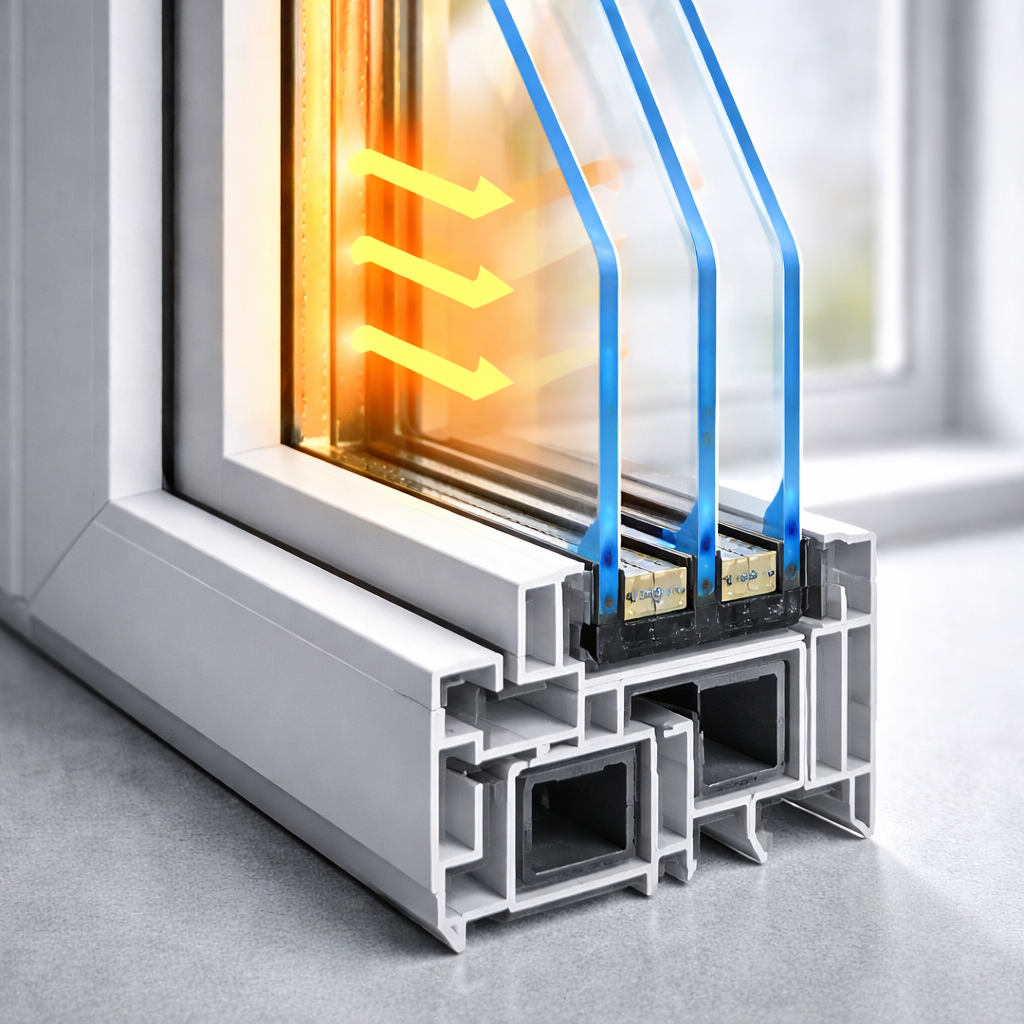 Wieloszybowe okna energooszczędne