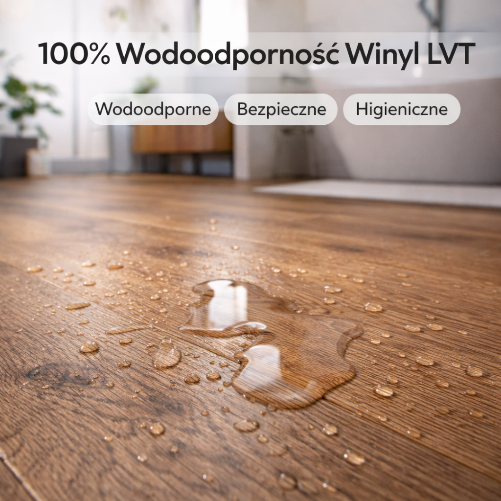 Wodoodporne właściwości winyli LVT