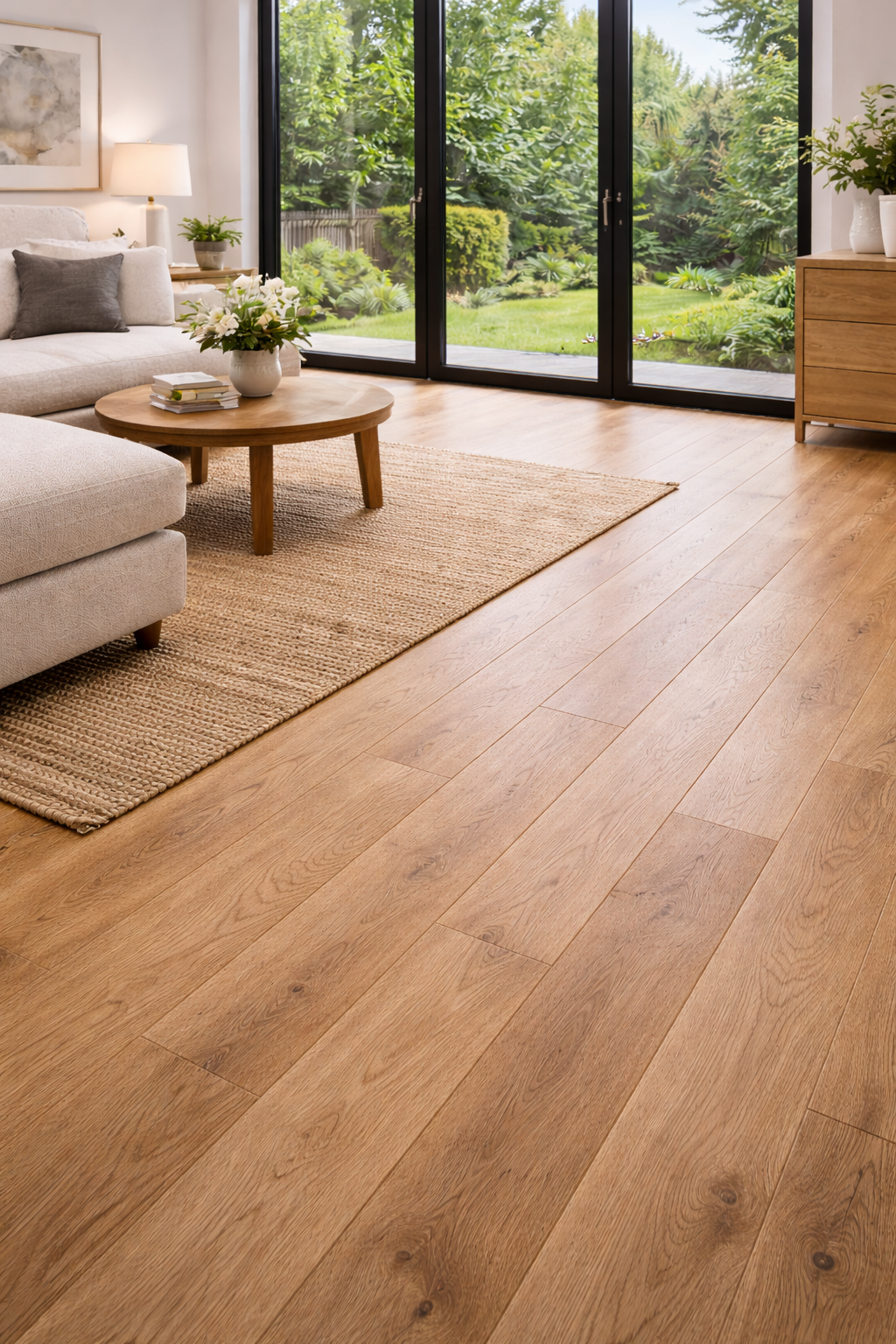 Korytarz w domu jednorodzinnym w Bochni z winylową podłogą Expert Bochnia