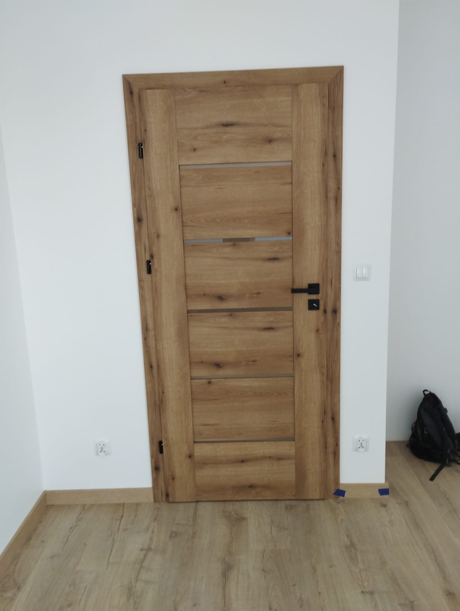 Drzwi - Drzwi dąb z przeswitami