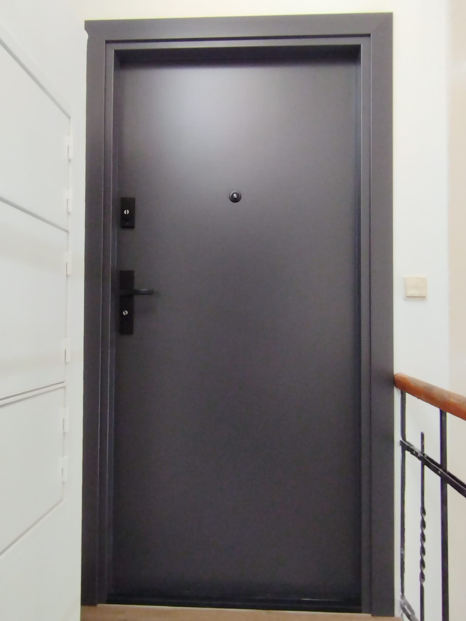 Drzwi - Drzwi wejsciowe czarne gotowe