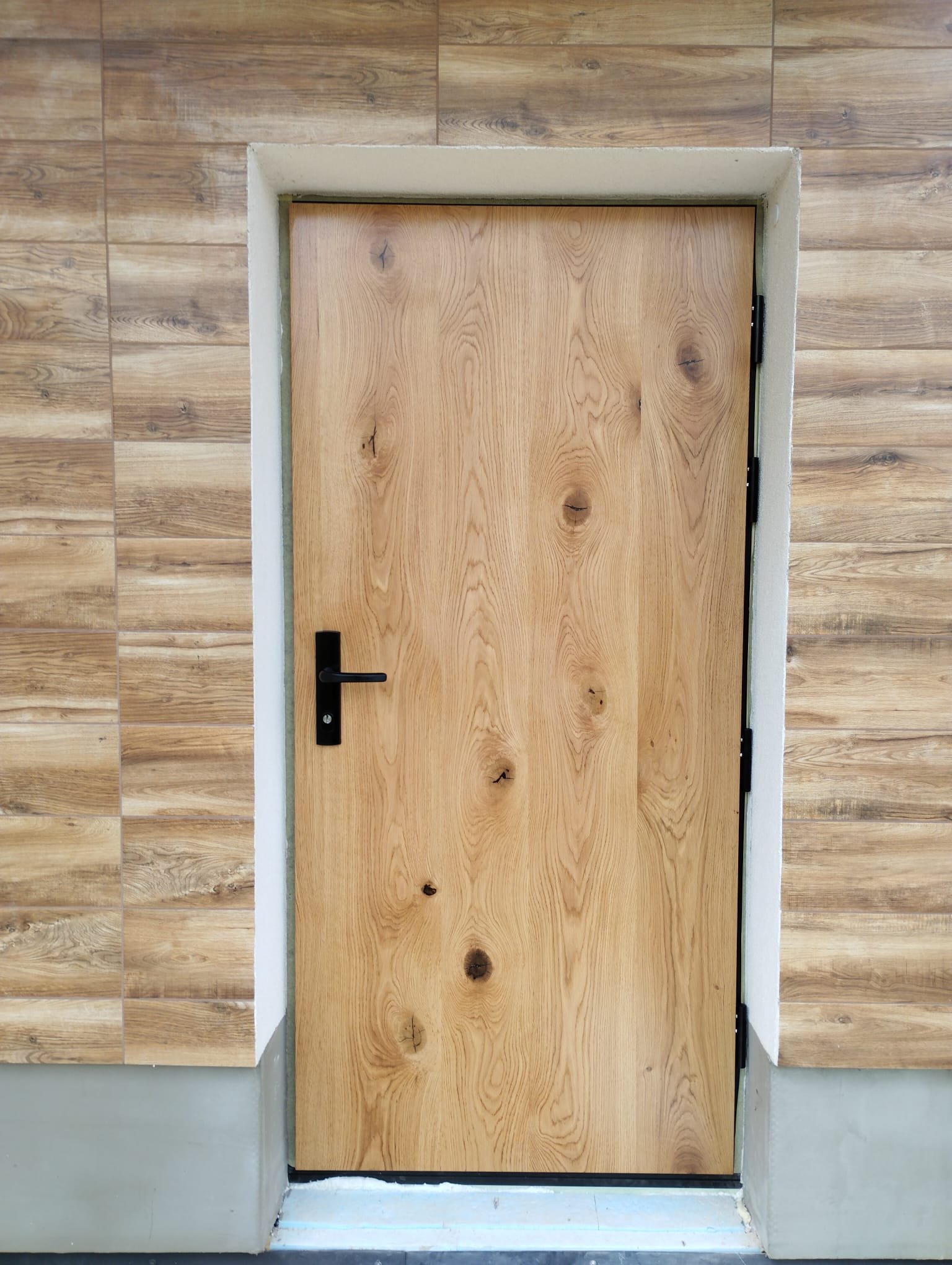 Drzwi - Drzwi zewnętrzne dąb sloje