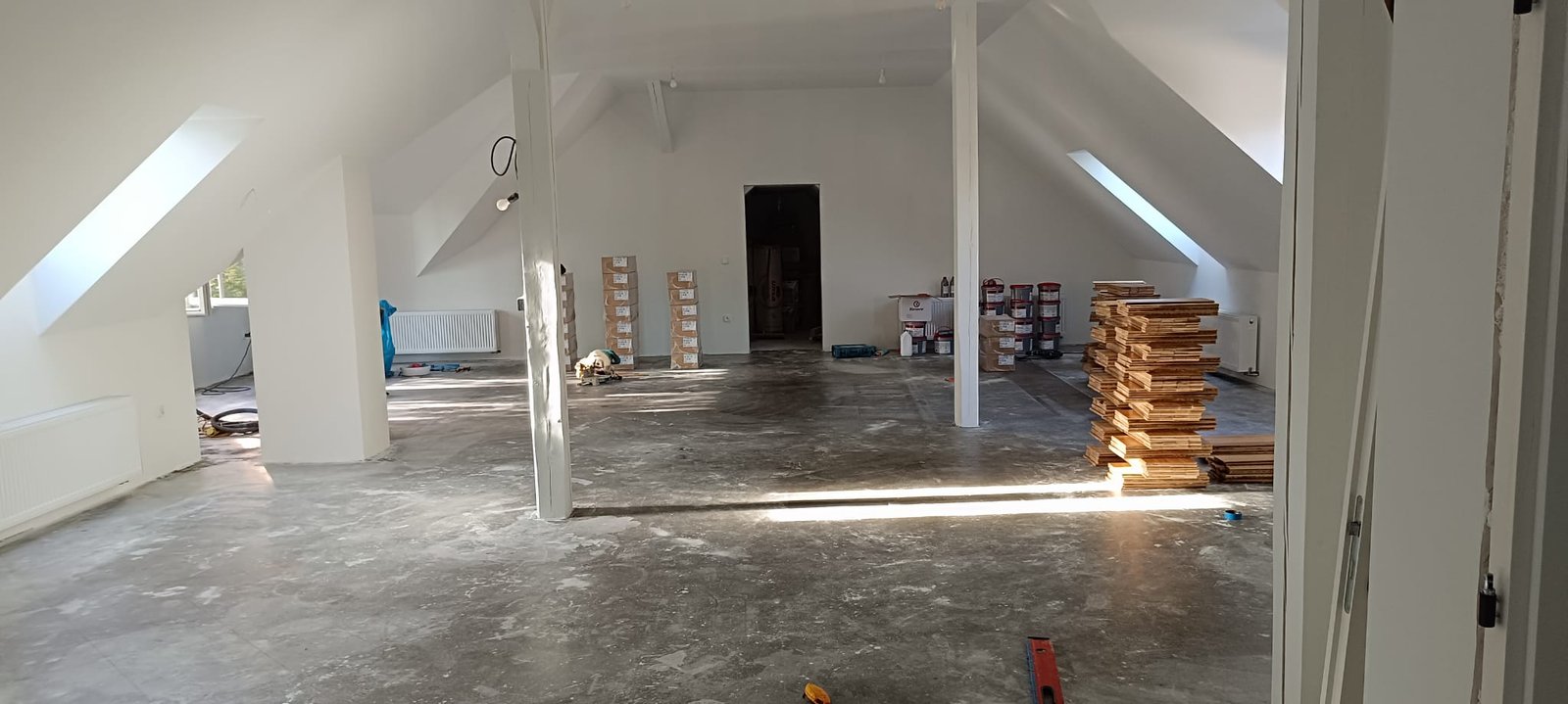 Podłogi - Poddasze przygotowanie podlogi