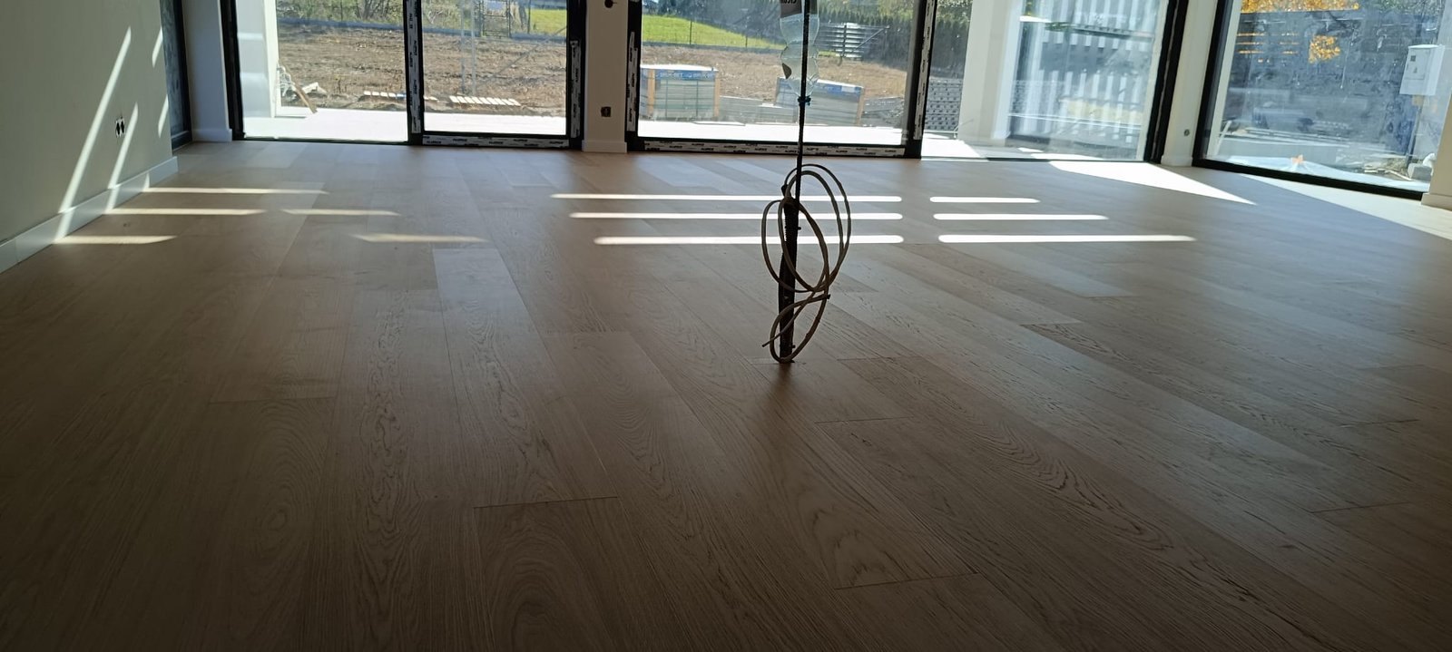 Podłogi - Podłoga deska salon panorama