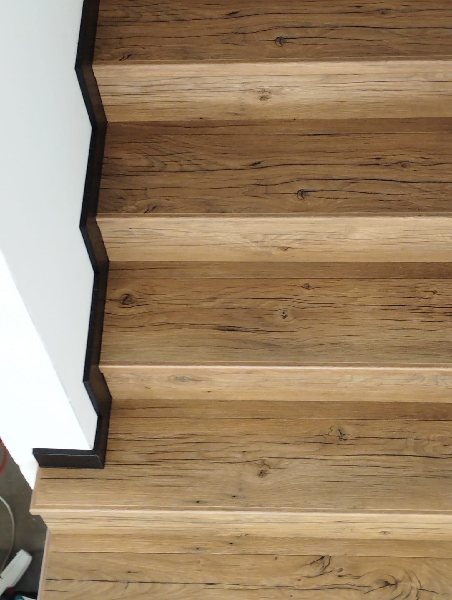 Schody - Schody dąb zbliżenie