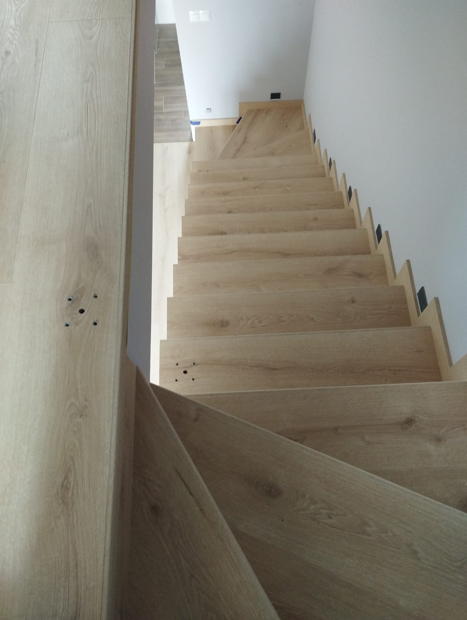 Schody - Schody dębowe z góry